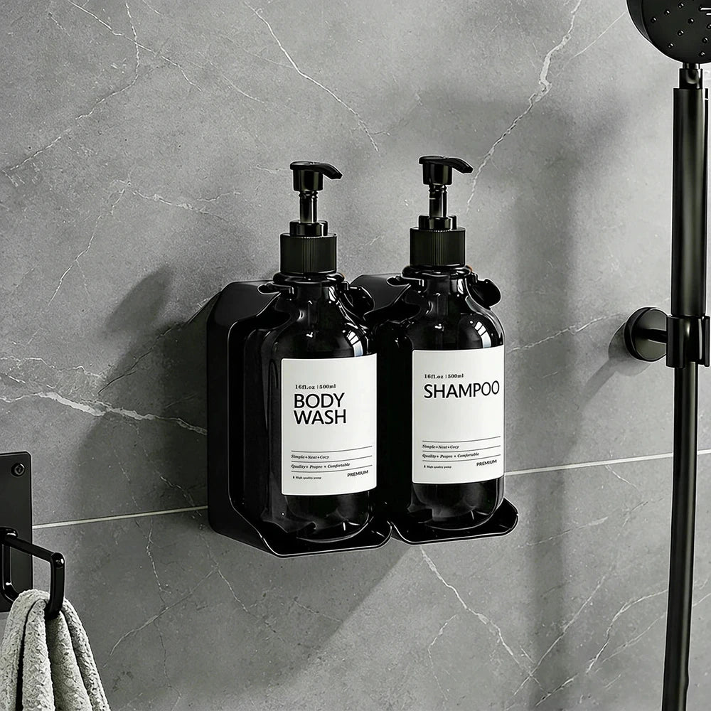 SIVELO No-Drill Shower Dispenser Set – 2 or 3 Bottles