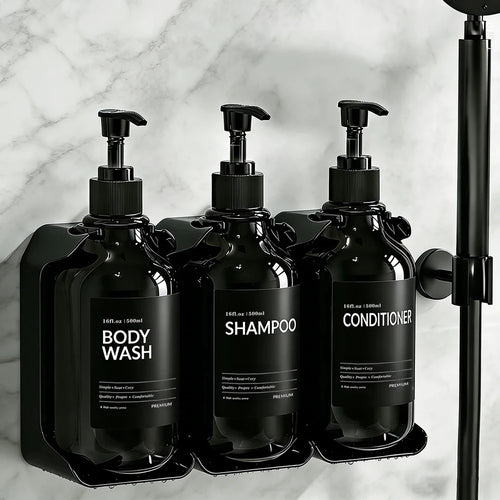 SIVELO No-Drill Shower Dispenser Set – 2 or 3 Bottles