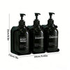 SIVELO No-Drill Shower Dispenser Set – 2 or 3 Bottles